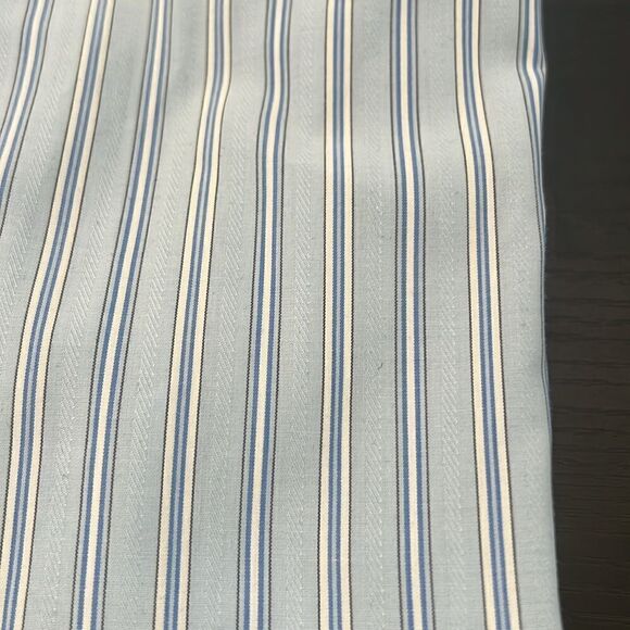 Men's Van Heusen Studio Long Sleeve Button Down Collared Dress Shirt ~ 17-17 1/2 - Picture 2 of 8